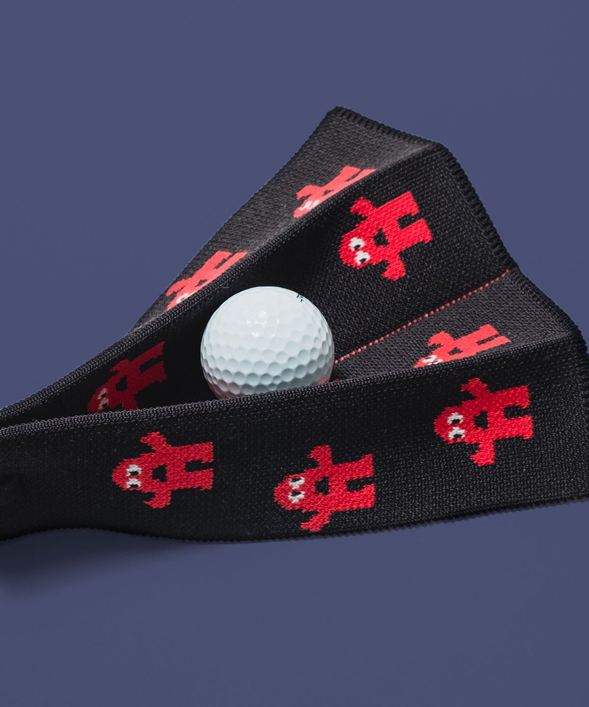 앤드 골프(AND GOLF) Pleats Ball Towel ANDY Red 2SET