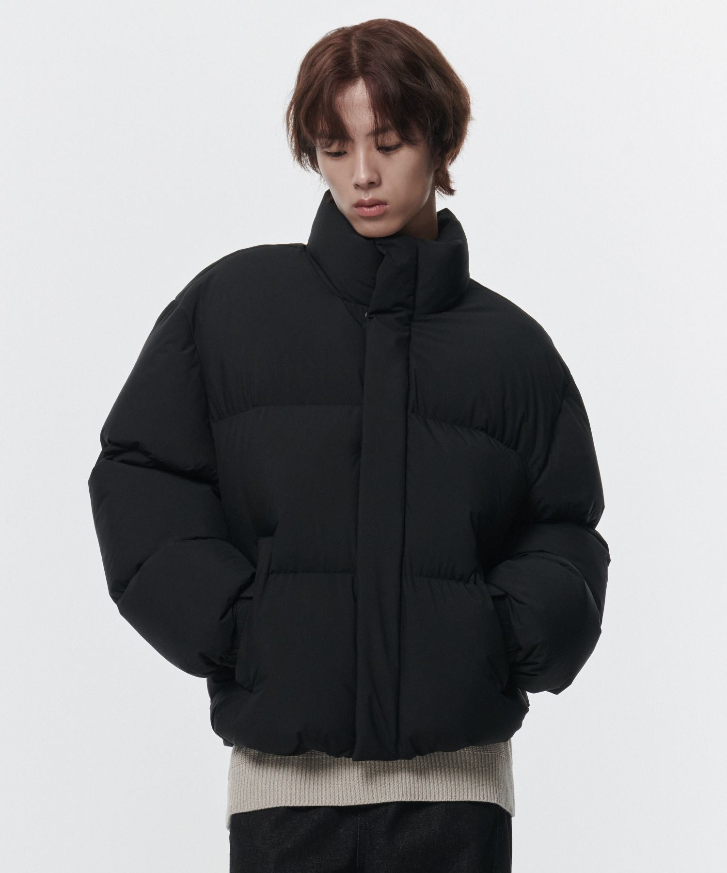 MUSINSA | MUSINSA STANDARD Daily puffer short padded jacket