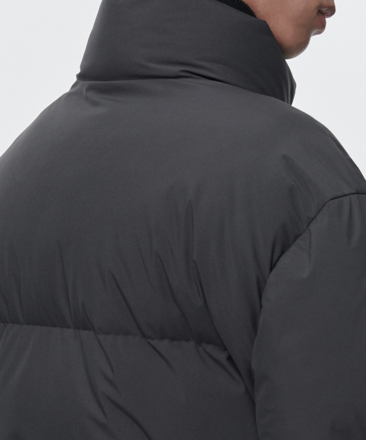 무신사 스탠다드(MUSINSA STANDARD) 데일리 푸퍼 숏 패딩 재킷 [딤 그레이]