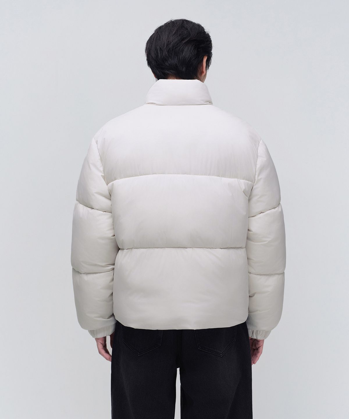 무신사 스탠다드(MUSINSA STANDARD) 데일리 푸퍼 숏 패딩 재킷 [더스티 크림]