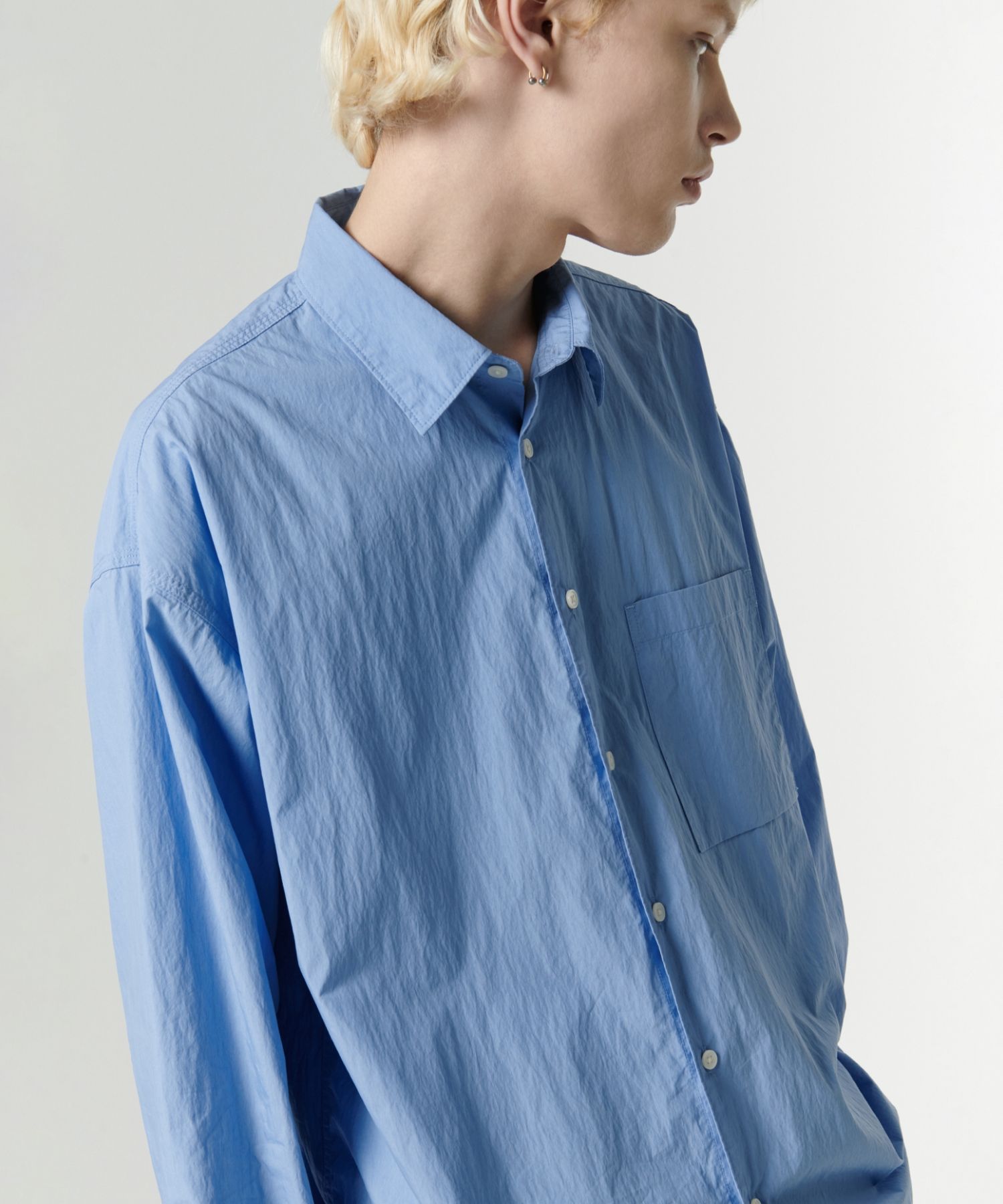 ★MUSINSA STANDARD★ Relaxed Soft Poplin Shirt Socks Blue MM MUSINSA | MUSINSA STANDARD Relaxed Soft Poplin Shirt [Socks