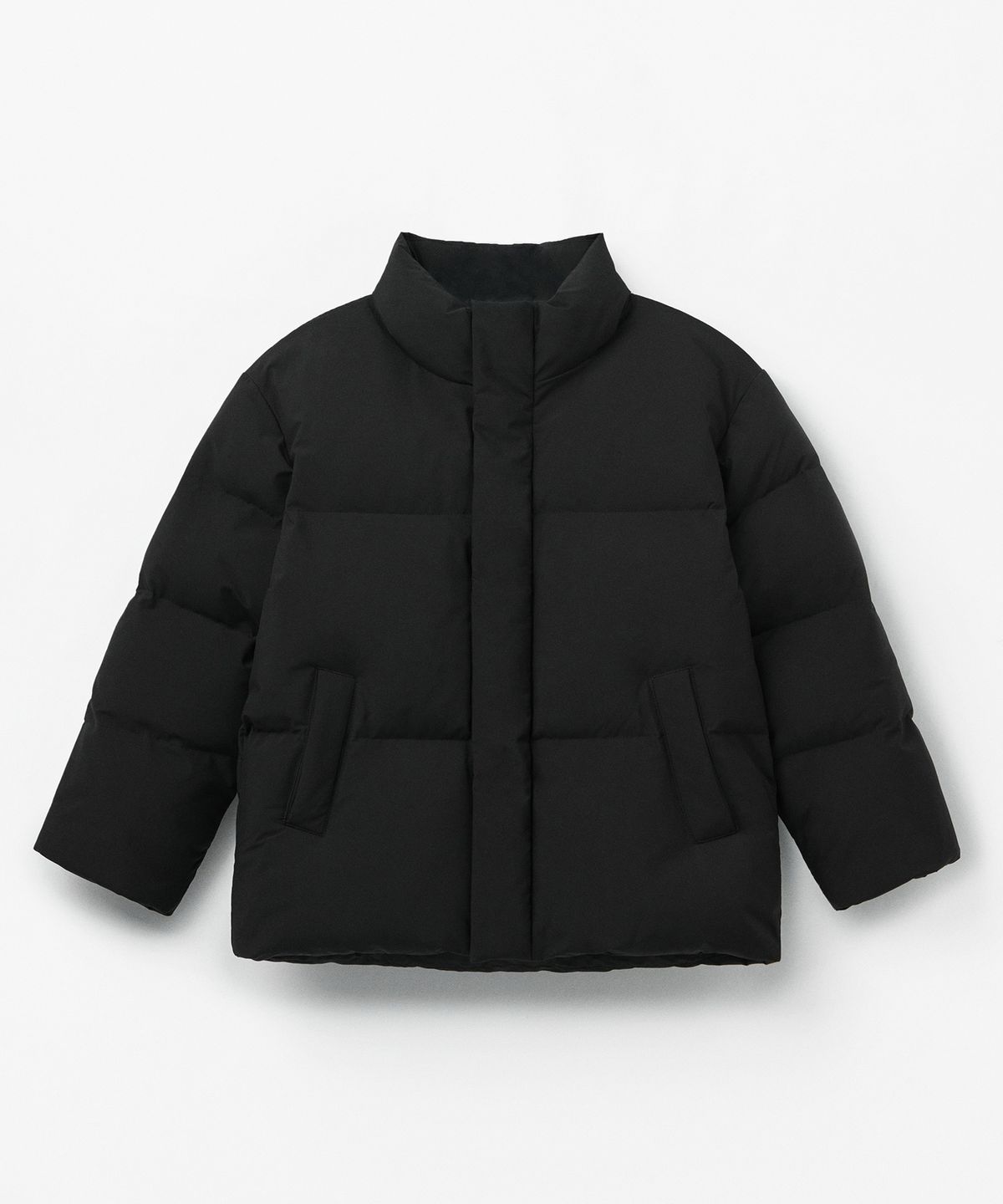 무신사 스탠다드 키즈(MUSINSA STANDARD KIDS) 데일리 푸퍼 숏 패딩 재킷 [블랙]