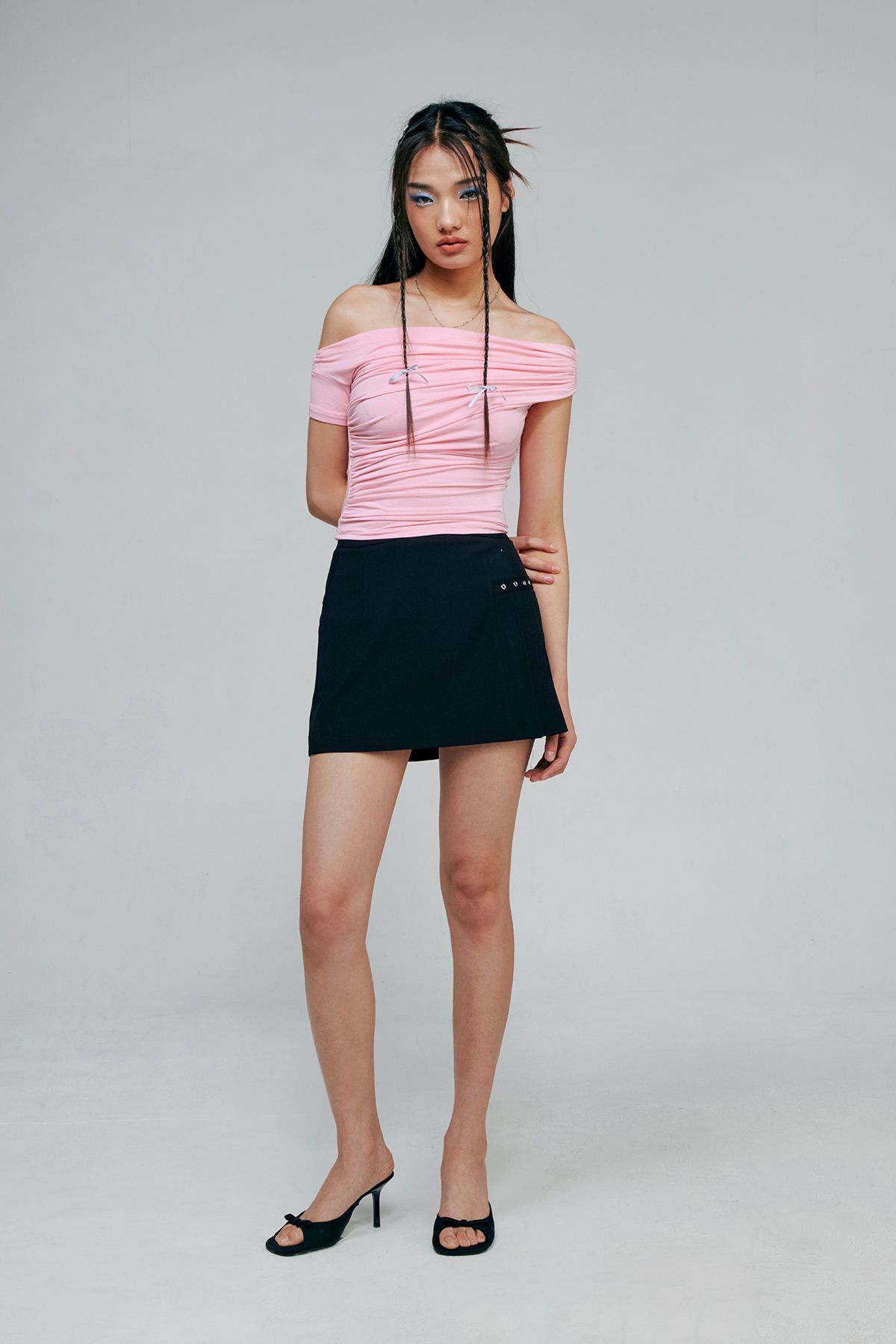 카프리슈(CAPRICIEUX) Cynthia skirt_Black