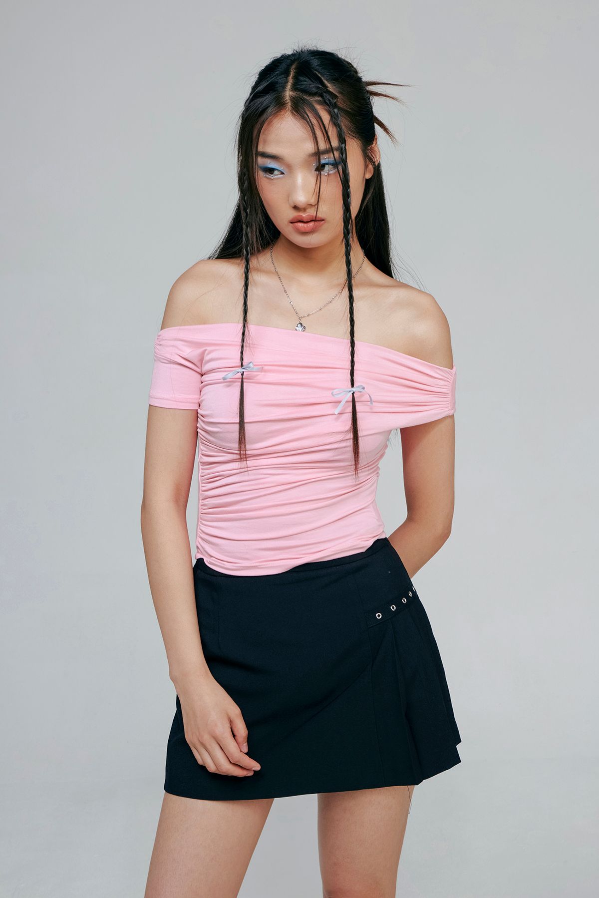 카프리슈(CAPRICIEUX) Cynthia skirt_Black