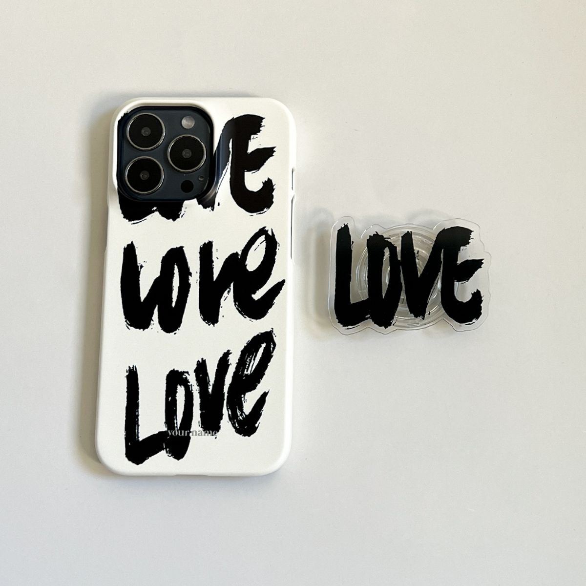 에이쓰리비쓰리(A3B3) (Phone Case) Love Love Love Ivory