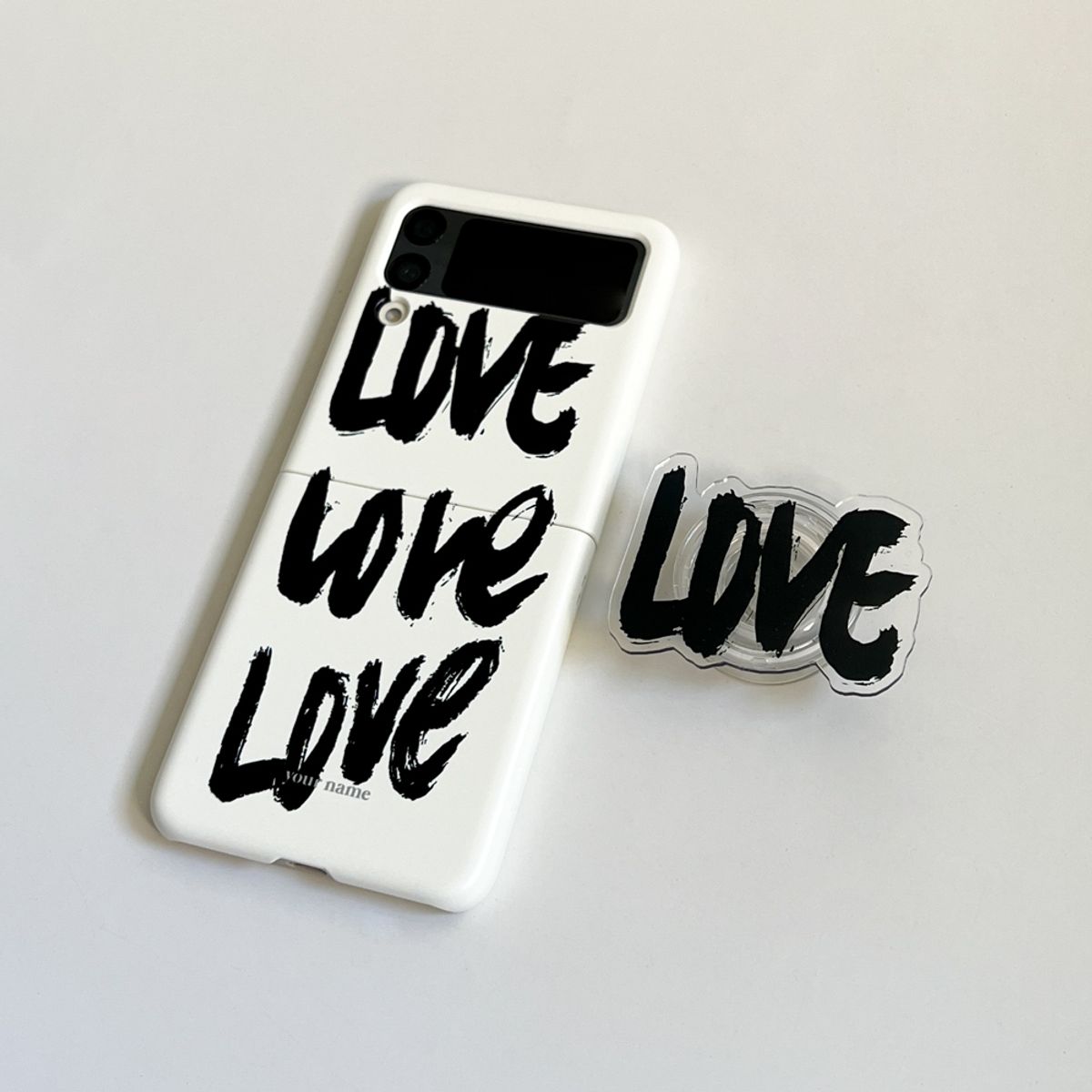 에이쓰리비쓰리(A3B3) (Z Flip 3.4.5) Love Love Love Ivory