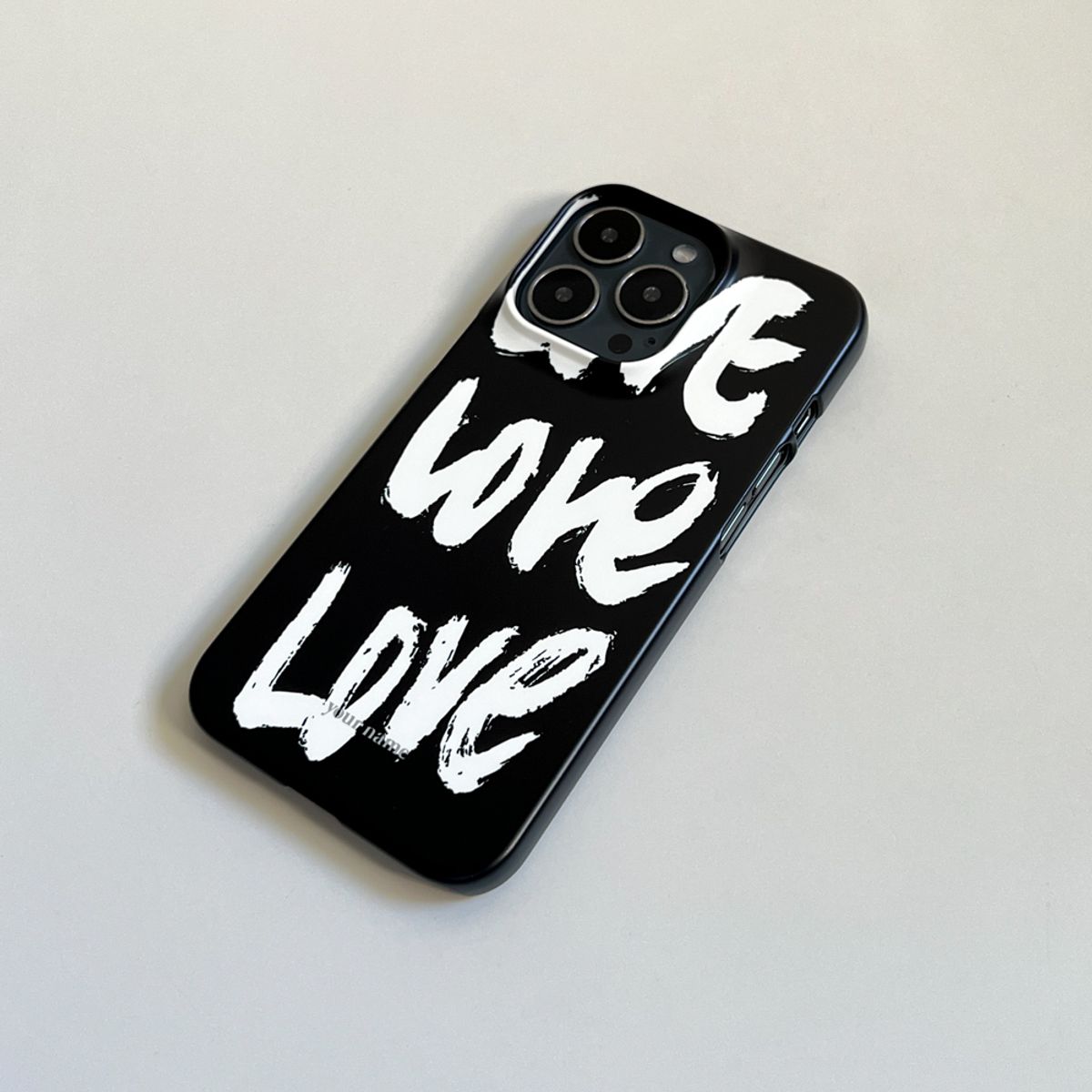 에이쓰리비쓰리(A3B3) (Phone Case) Love Love Love Black