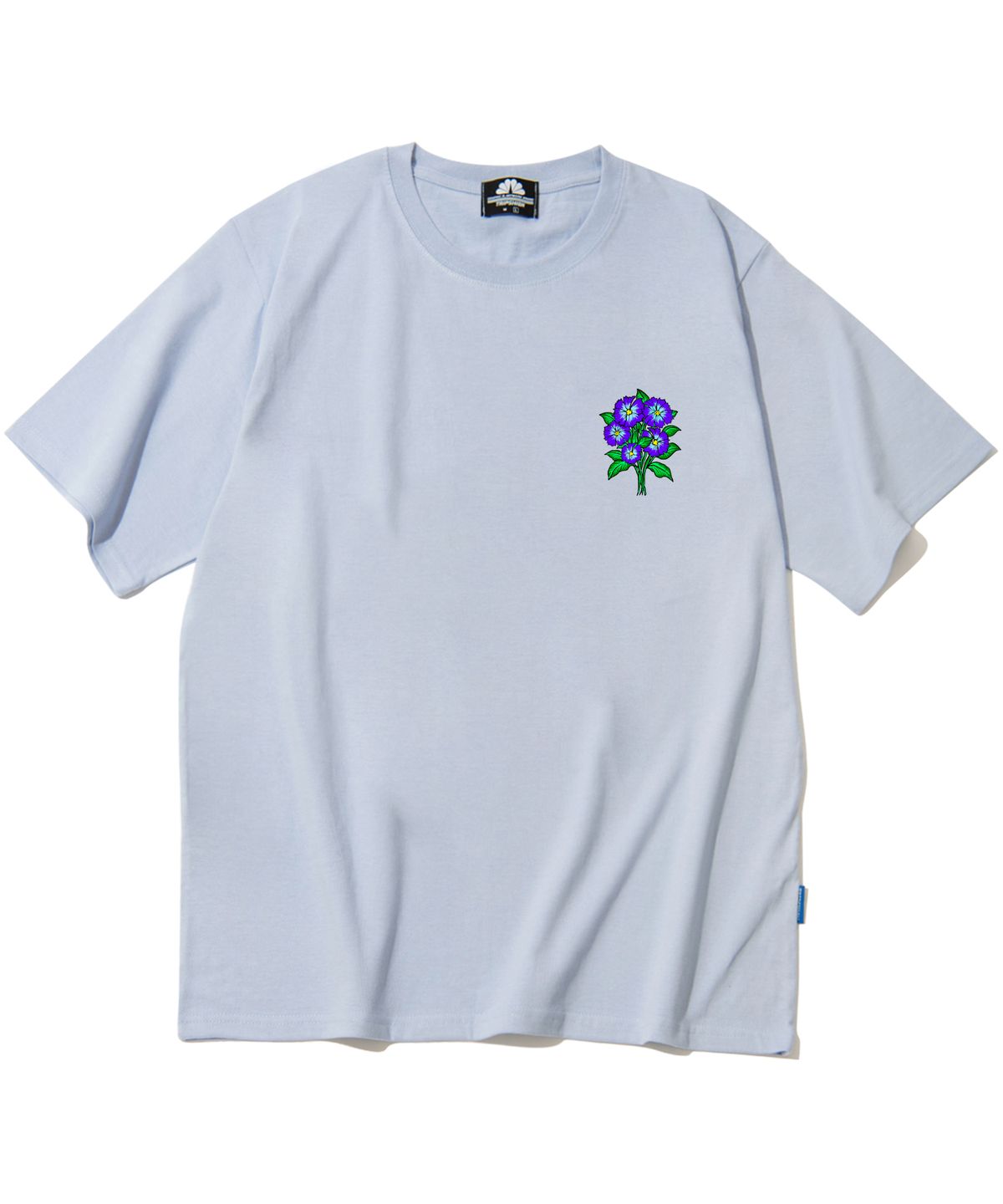 트립션(TRIPSHION) PURPLE FLOWER BUNDLE GRAPHIC 티셔츠 - 퍼플