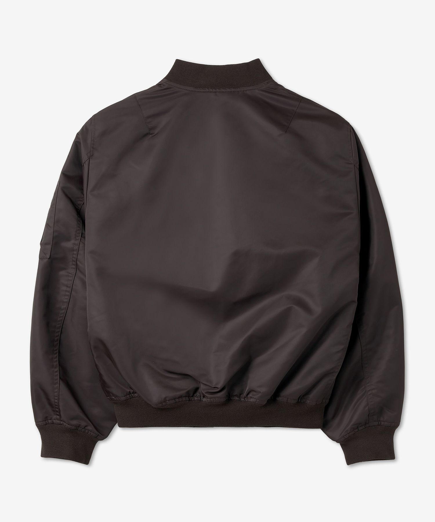 MUSINSA | RAF SIMONS Logo Bomber Jacket - Dark Brown