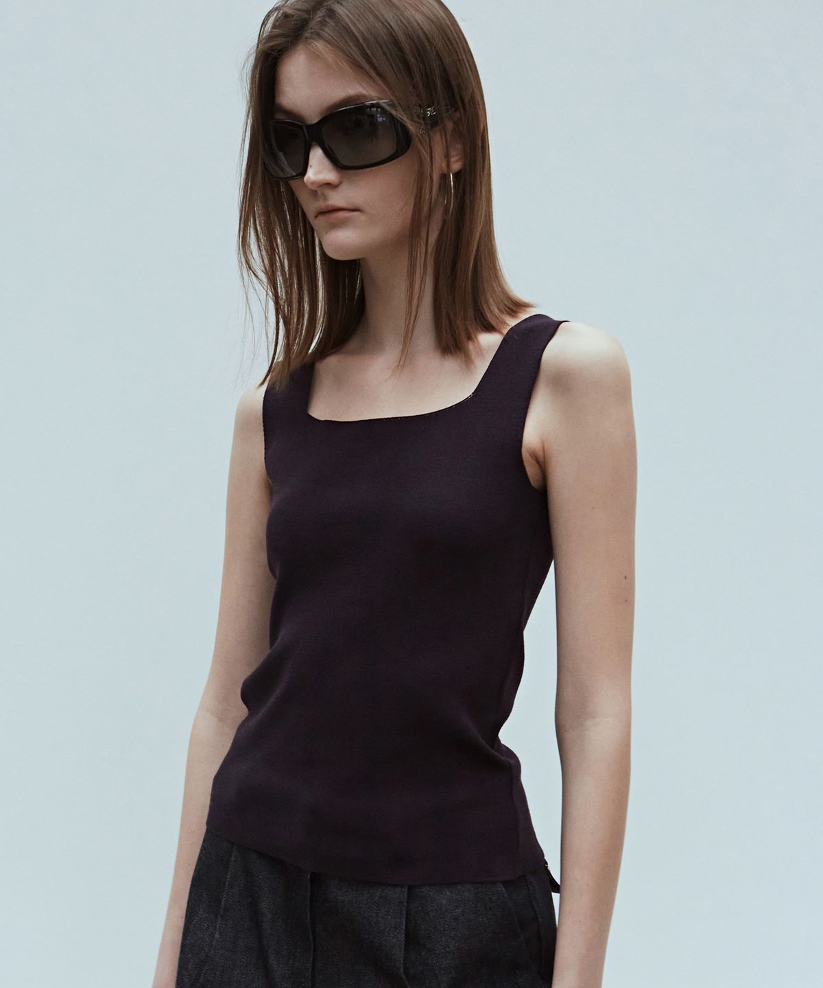 닉앤니콜(NICK&NICOLE) [ESSENTIAL] SQUARE NECK KNIT SLEEVELESS_3PACK