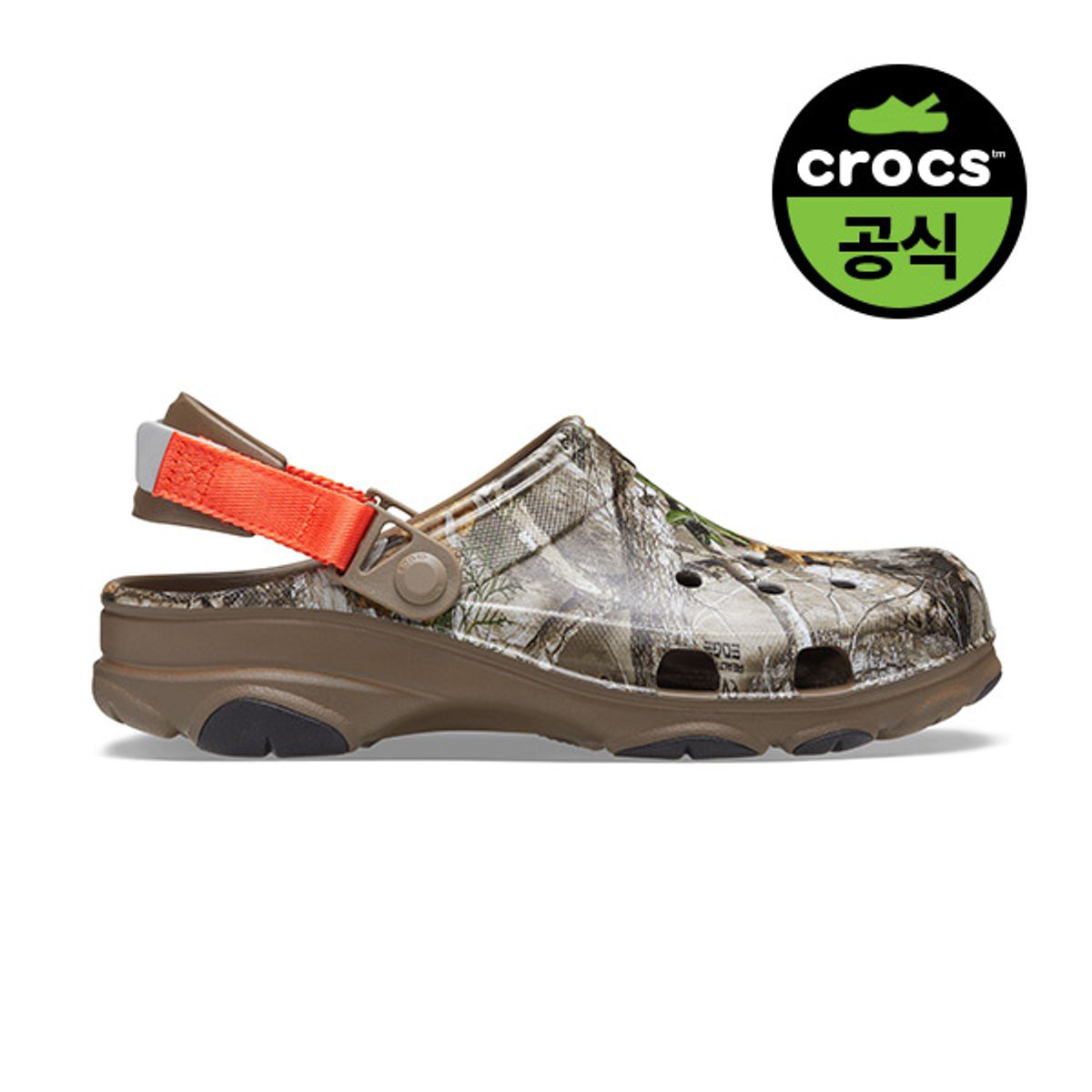 크록스(CROCS) 공용 클래식 올터레인 리얼트리 엣지 클로그 WALNUT (23SUCL206504)