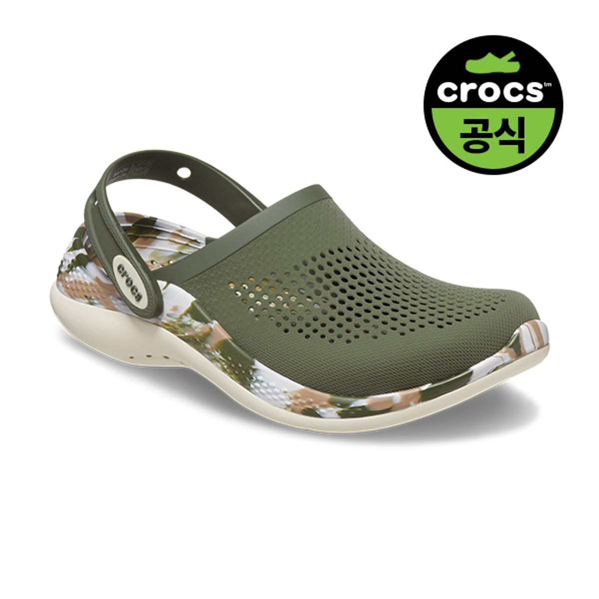 크록스(CROCS) 공용 LITERIDE 360 MARBLED CLOG AGM (23SUCL207634)