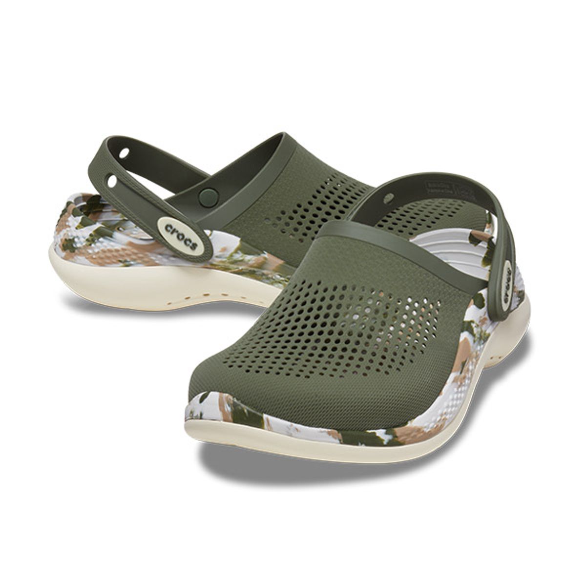 크록스(CROCS) 공용 LITERIDE 360 MARBLED CLOG AGM (23SUCL207634)