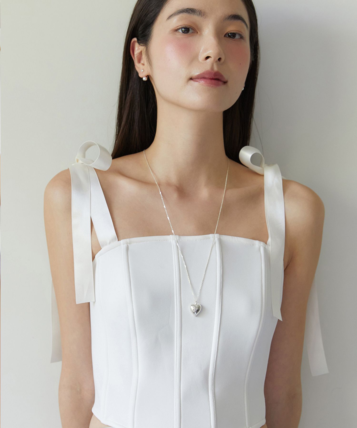 MUSINSA公式 | TATIANA (Silver 925) Twinkle Heart Necklace NZ2113