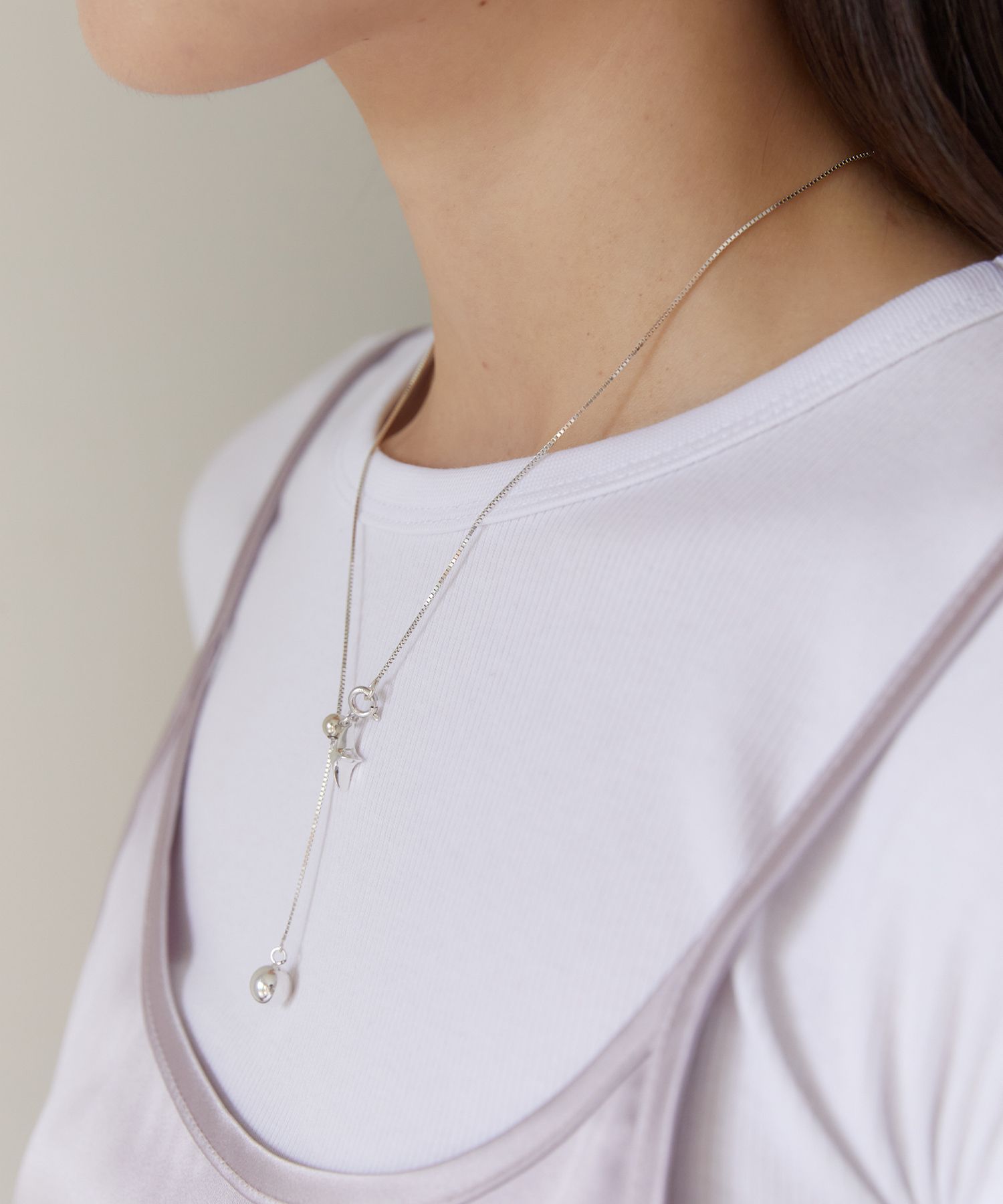 ネックレス・ペンダント TATIANA (Silver 925) Planet drop necklace NZ2110 MUSINSA | TATIANA (Silver 925) Planet drop necklace NZ2110