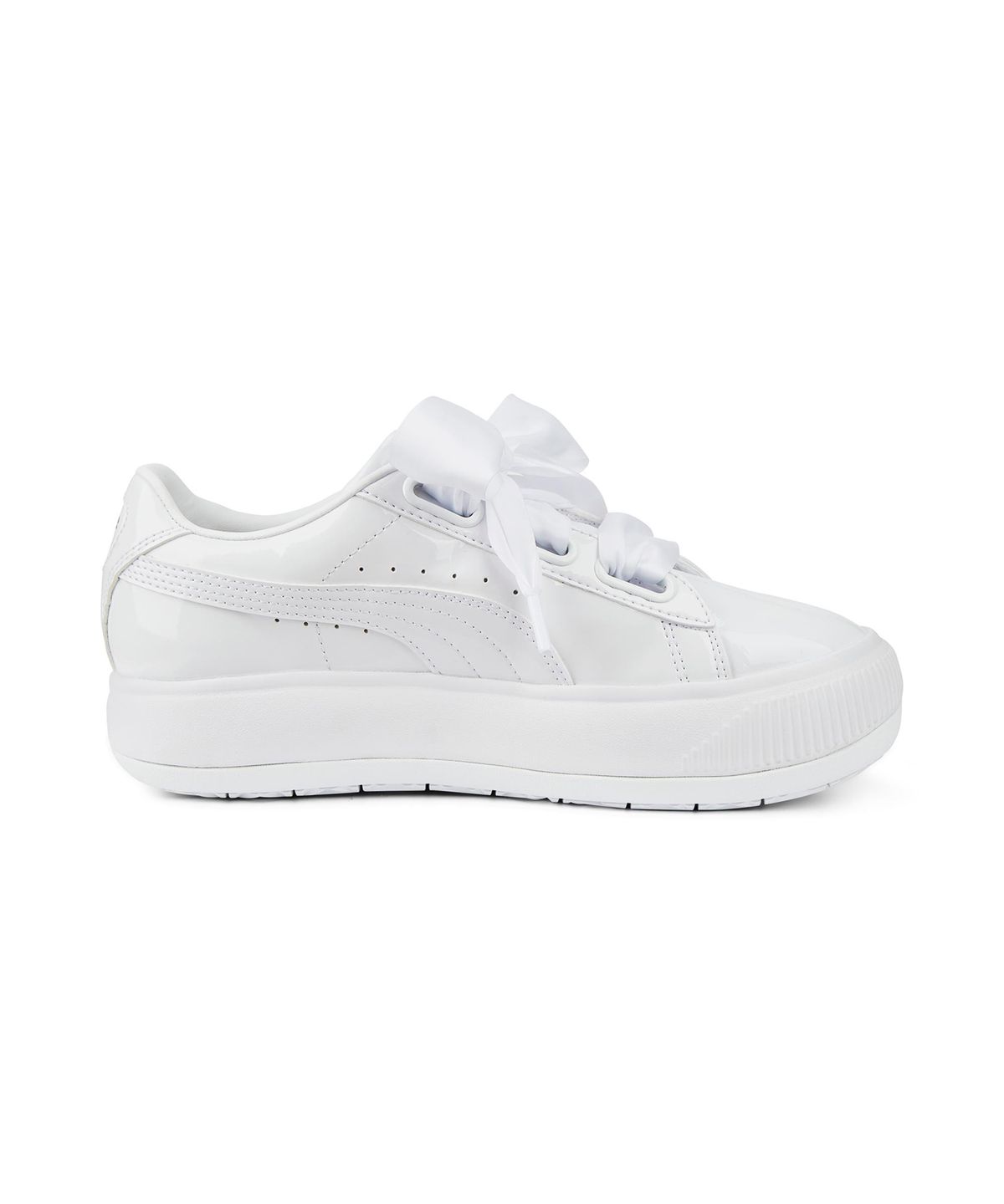 푸마(PUMA) 스웨이드 마유 하트 페인트 W - 화이트 / 385967-01