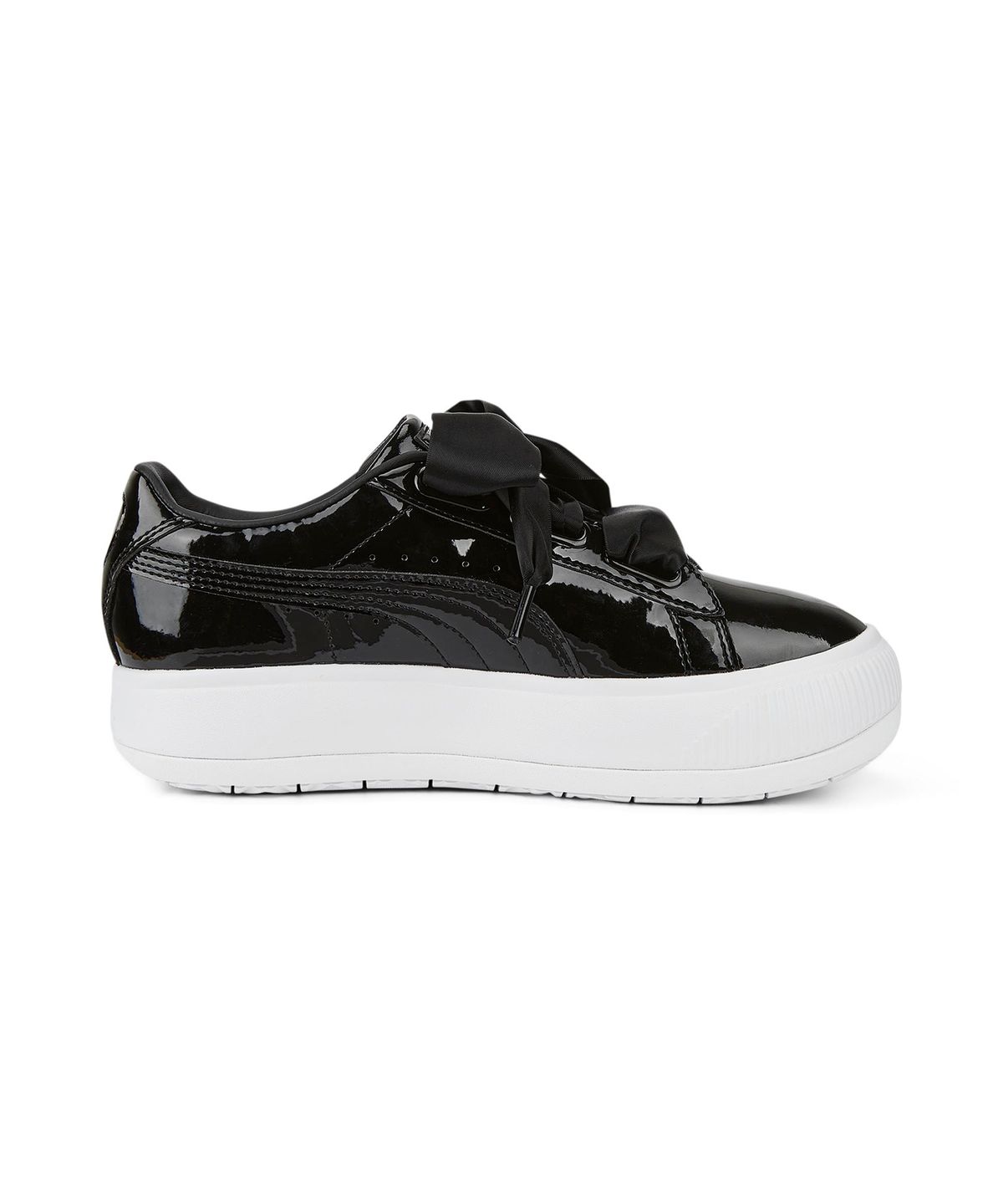 푸마(PUMA) 스웨이드 마유 하트 페인트 W - 블랙 / 385967-02