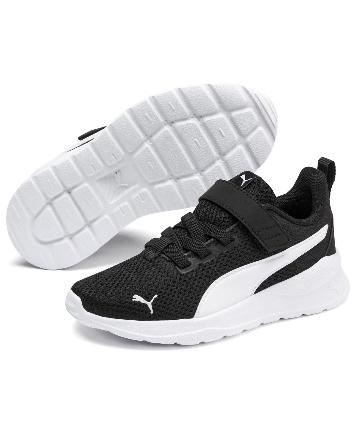 푸마 키즈(PUMA KIDS) 안자런 Lite AC + PS - 블랙:화이트 / 372009-01
