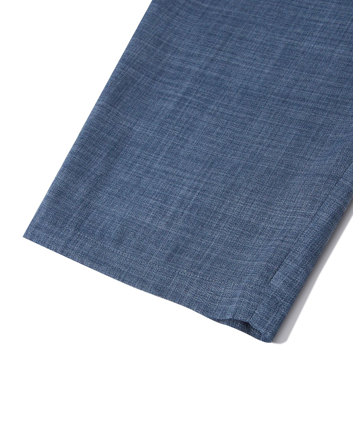 다이아몬드 레이라(DIAMOND LAYLA) Two-tuck wide banding slacks P14 Denim Texture Indigo