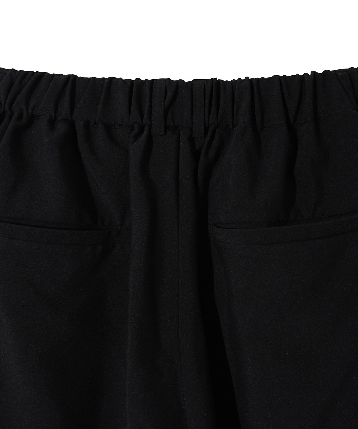 다이아몬드 레이라(DIAMOND LAYLA) Two-tuck wide banding slacks P14 Black