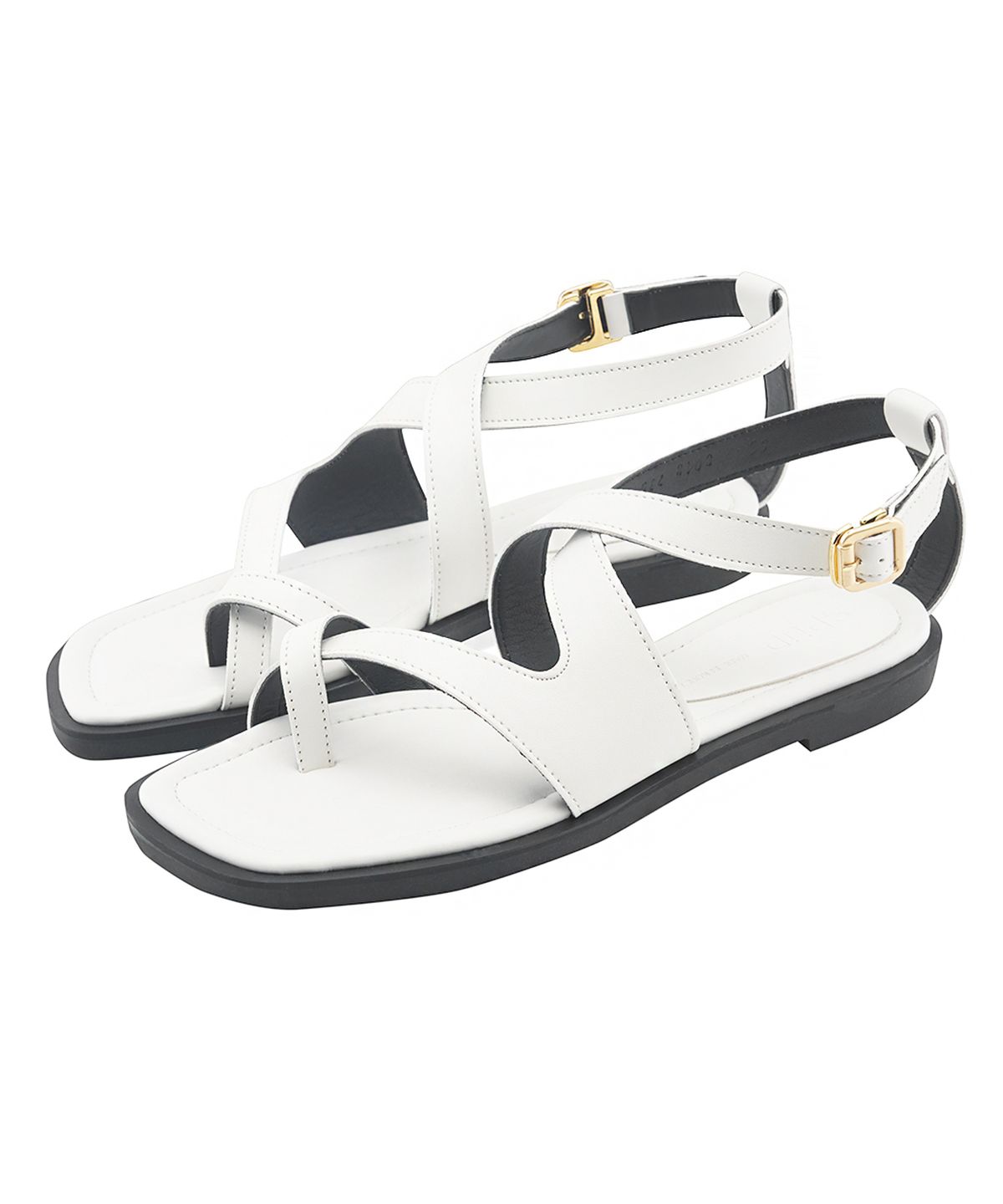 스퍼(SPUR) Athena sandal -SS8048 (3color) 1.5cm 스퀘어 스트랩 샌들