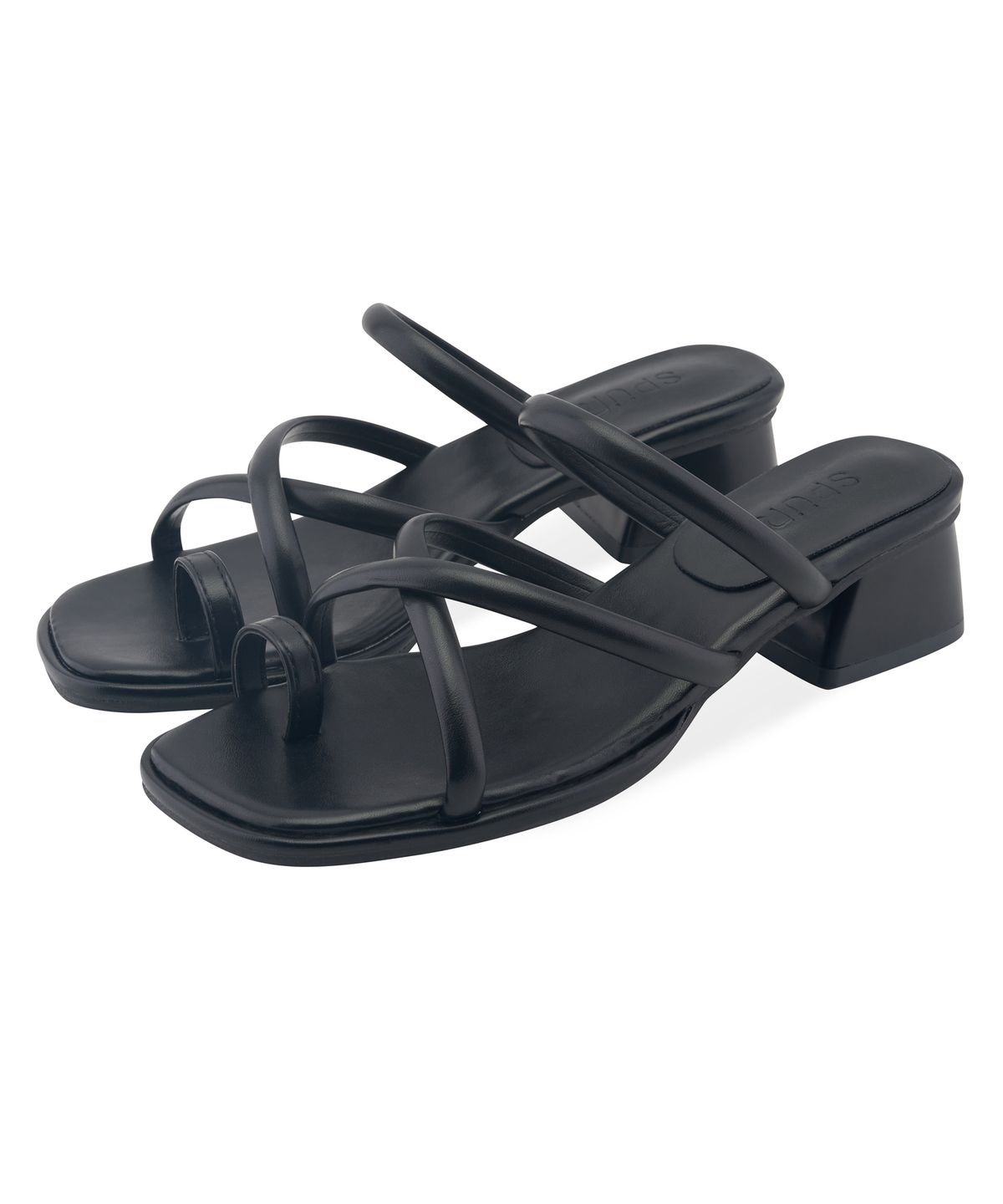 스퍼(SPUR) Cresent 스트랩 뮬 4.5cm -SS9061 (2color)