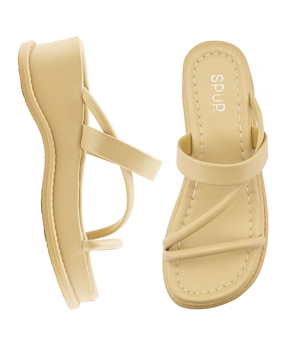 스퍼(SPUR) Sunrise strap mule -SS9056 (3color) 5.5cm 플랫폼 슬리퍼 샌들