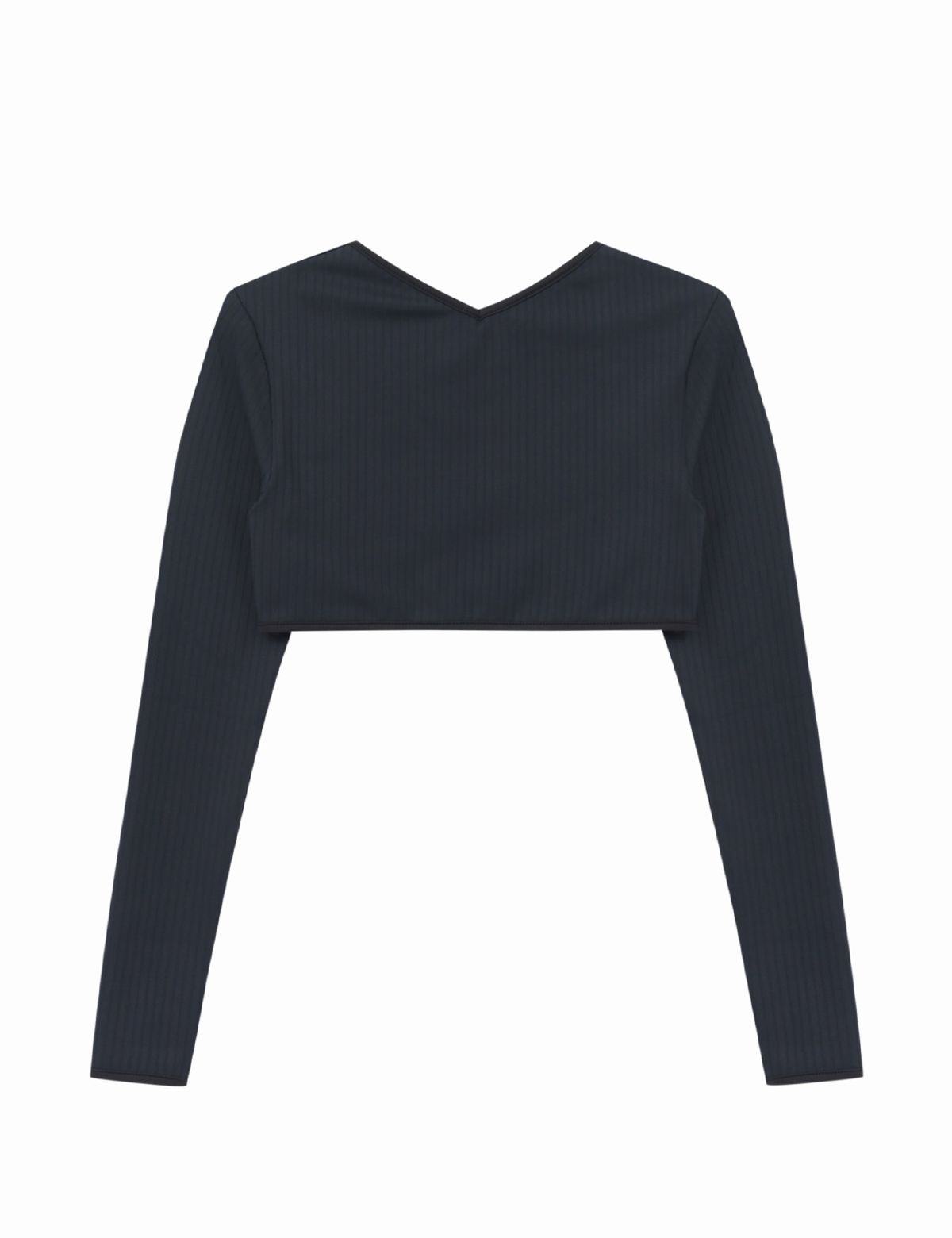 써피(SURFEA) RIBBED CARDIGAN_BLACK
