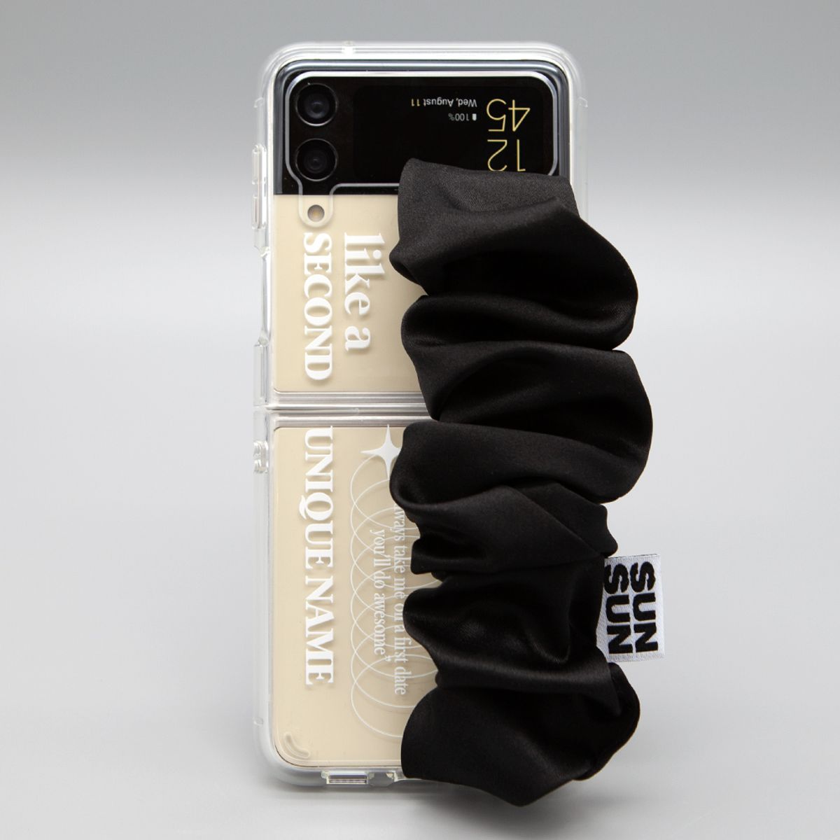 세컨드유니크네임(SECOND UNIQUE NAME) SUN CASE GOBULL BAND BLACK (Z FLIP)
