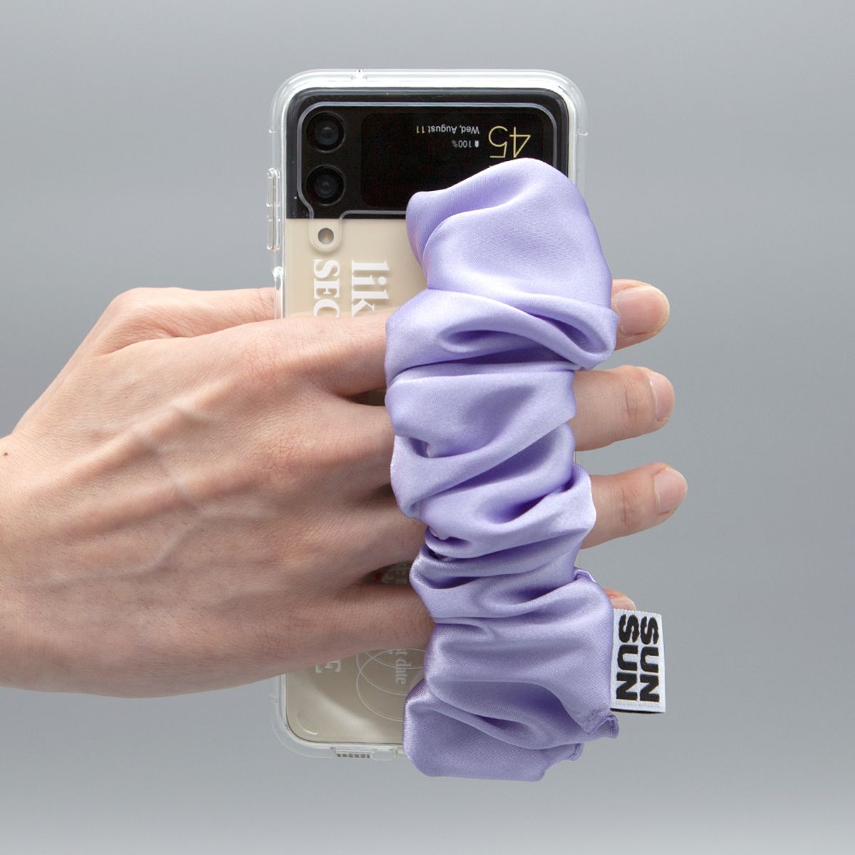 세컨드유니크네임(SECOND UNIQUE NAME) SUN CASE GOBULL BAND LIGHT PURPLE (Z FLIP)