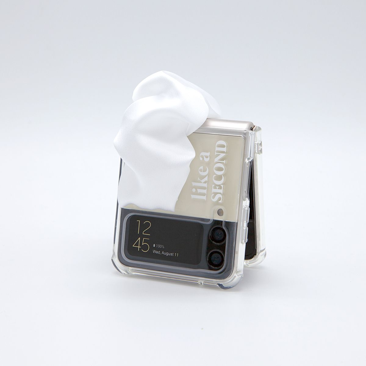 세컨드유니크네임(SECOND UNIQUE NAME) SUN CASE GOBULL BAND WHITE (Z FLIP)