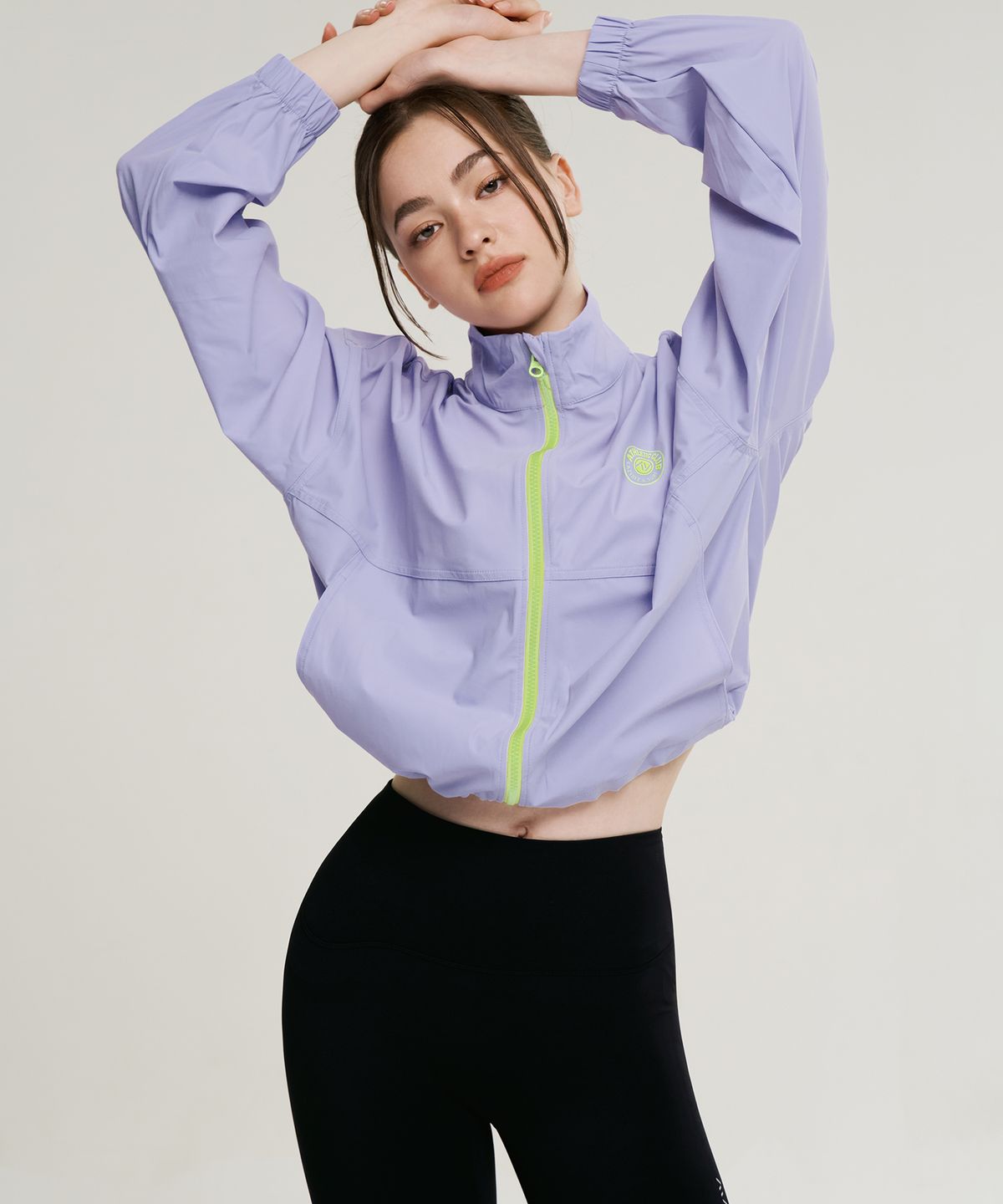 레이지비(LAZYBEE) [2PACK] 쿨터치 크롭 루즈핏 여성 집업 래쉬가드 (5컬러)