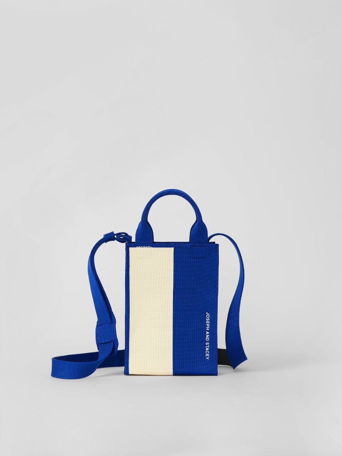 조셉앤스테이시(JOSEPH&STACEY) LPK Lattice Knit Cross Bag S Stripe (All)
