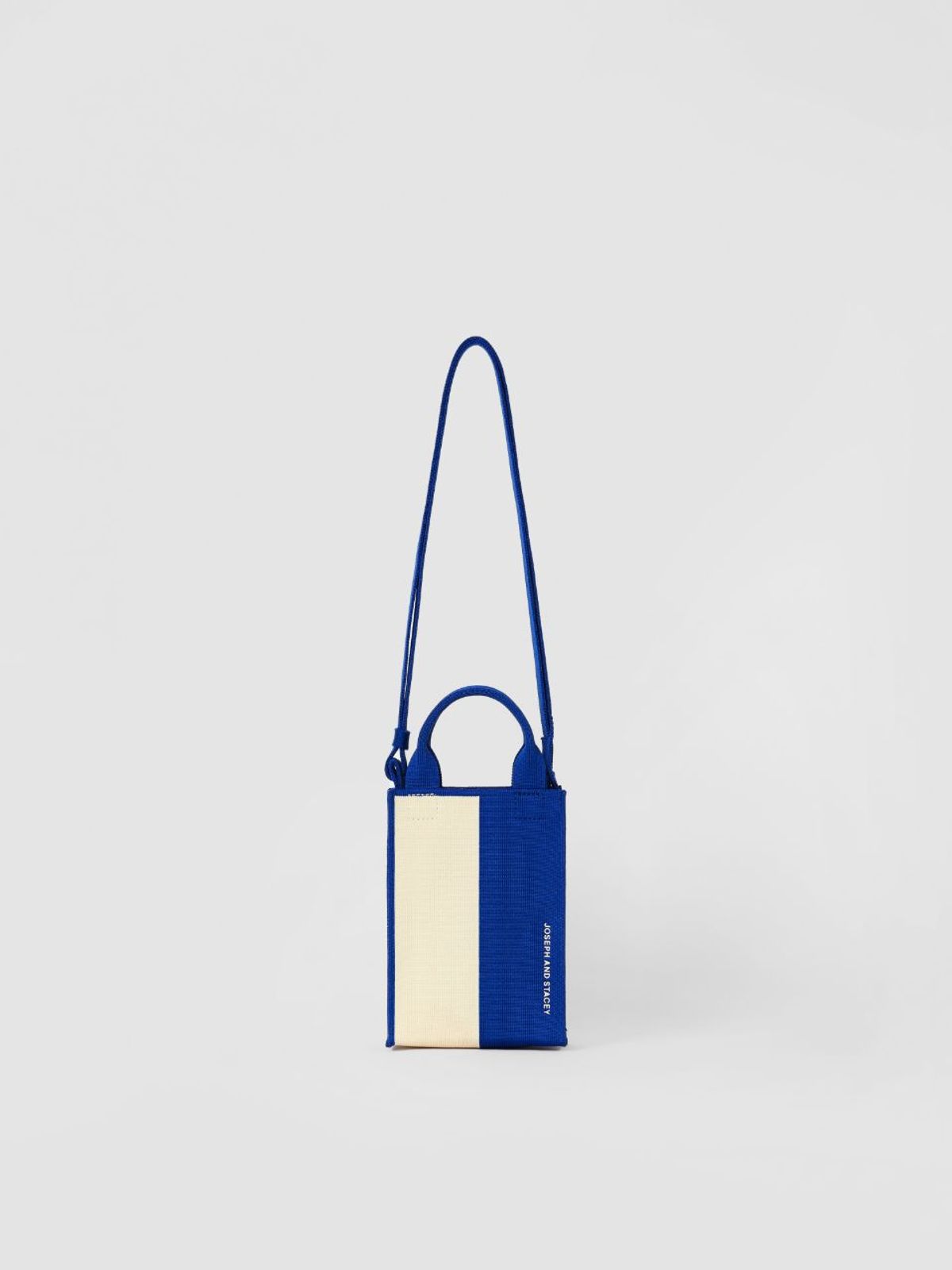 조셉앤스테이시(JOSEPH&STACEY) LPK Lattice Knit Cross Bag S Stripe (All)