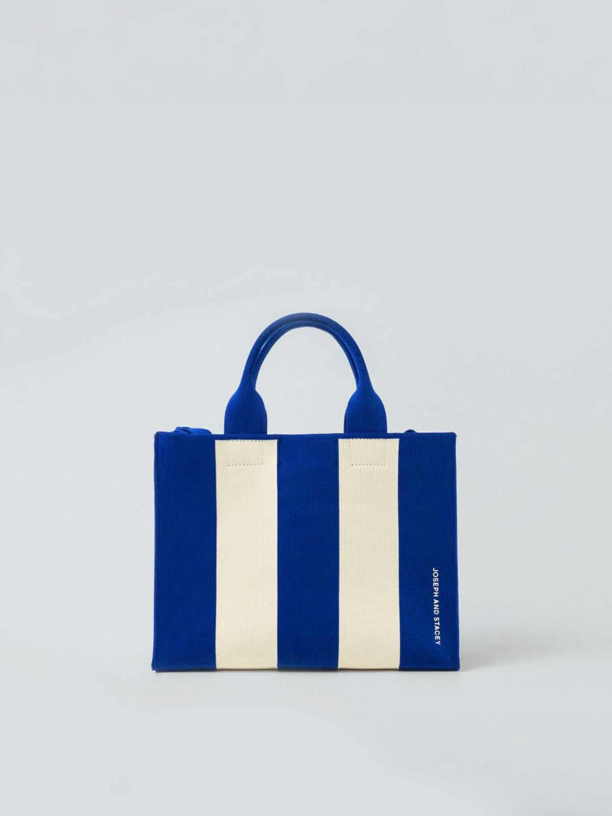 조셉앤스테이시(JOSEPH&STACEY) LPK Lattice Knit Tote Bag M Stripe (All)
