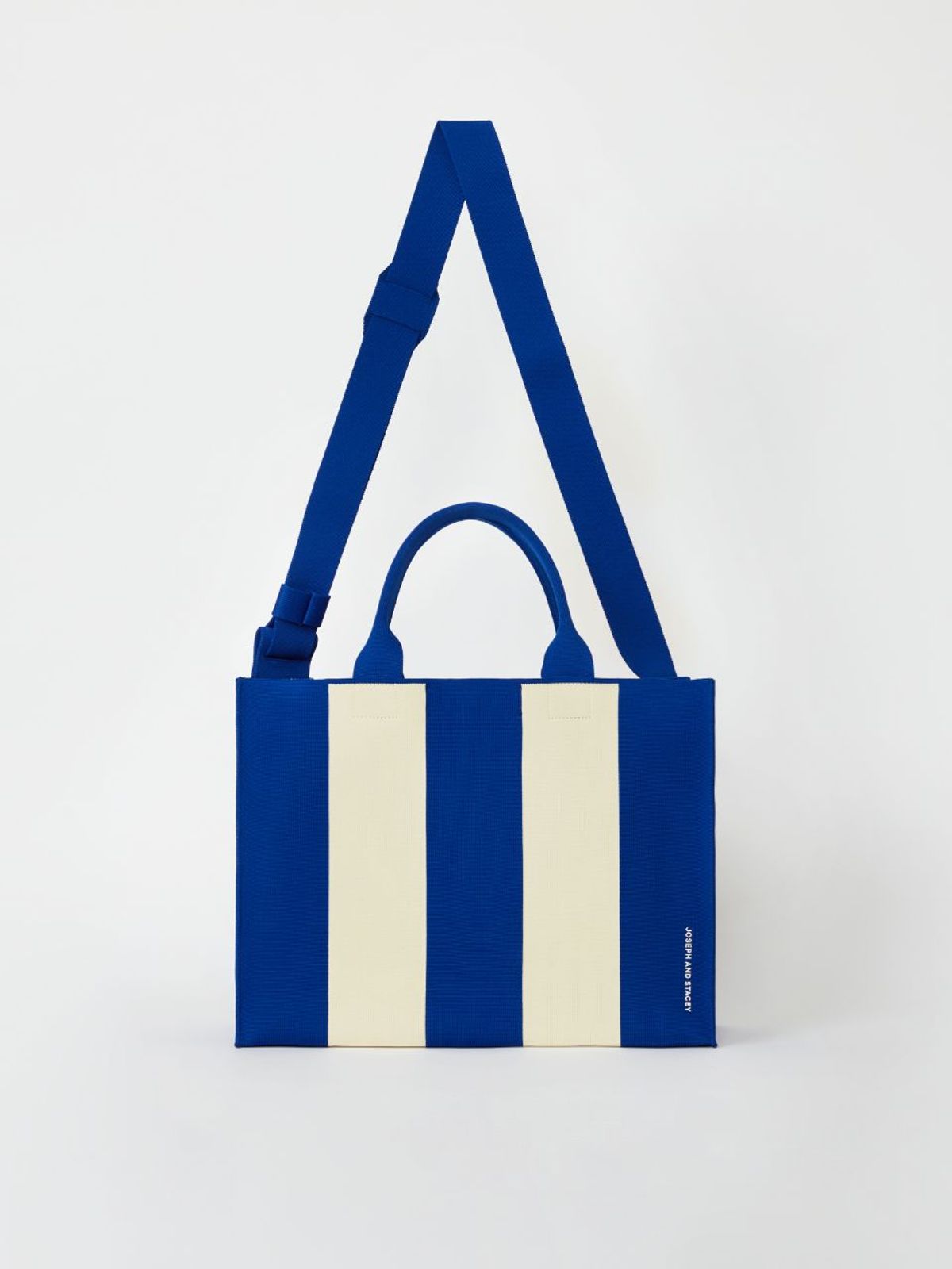 조셉앤스테이시(JOSEPH&STACEY) LPK Lattice Knit Tote Bag L Stripe (All)