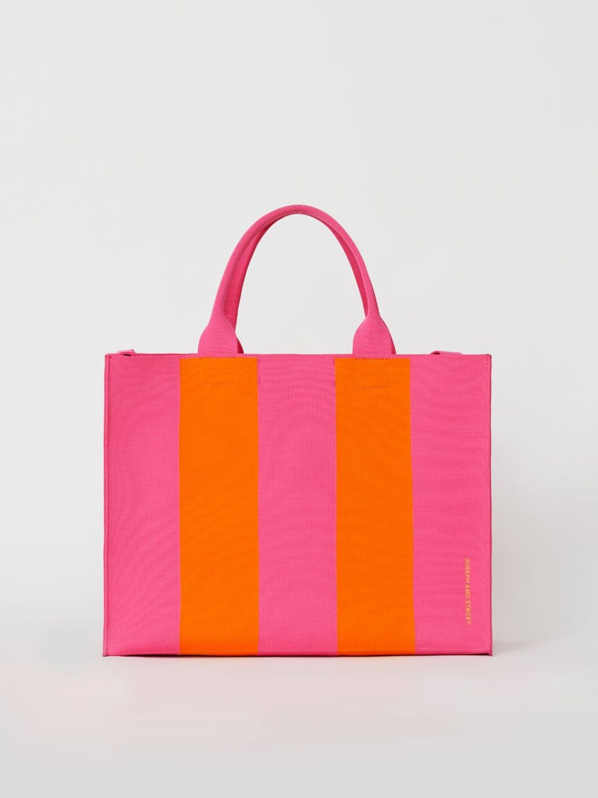 조셉앤스테이시(JOSEPH&STACEY) LPK Lattice Knit Tote Bag L Stripe (All)