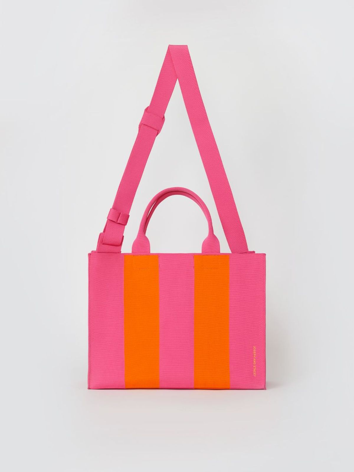 조셉앤스테이시(JOSEPH&STACEY) LPK Lattice Knit Tote Bag L Stripe (All)