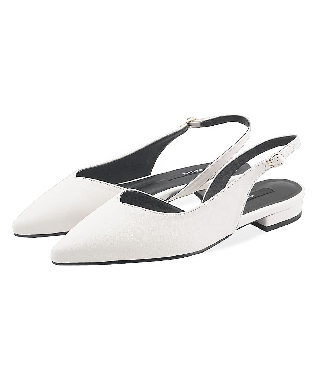 스퍼(SPUR) Lrian v-cut slingback -SS8010 (3color) 1.5cm 플랫 슬링백