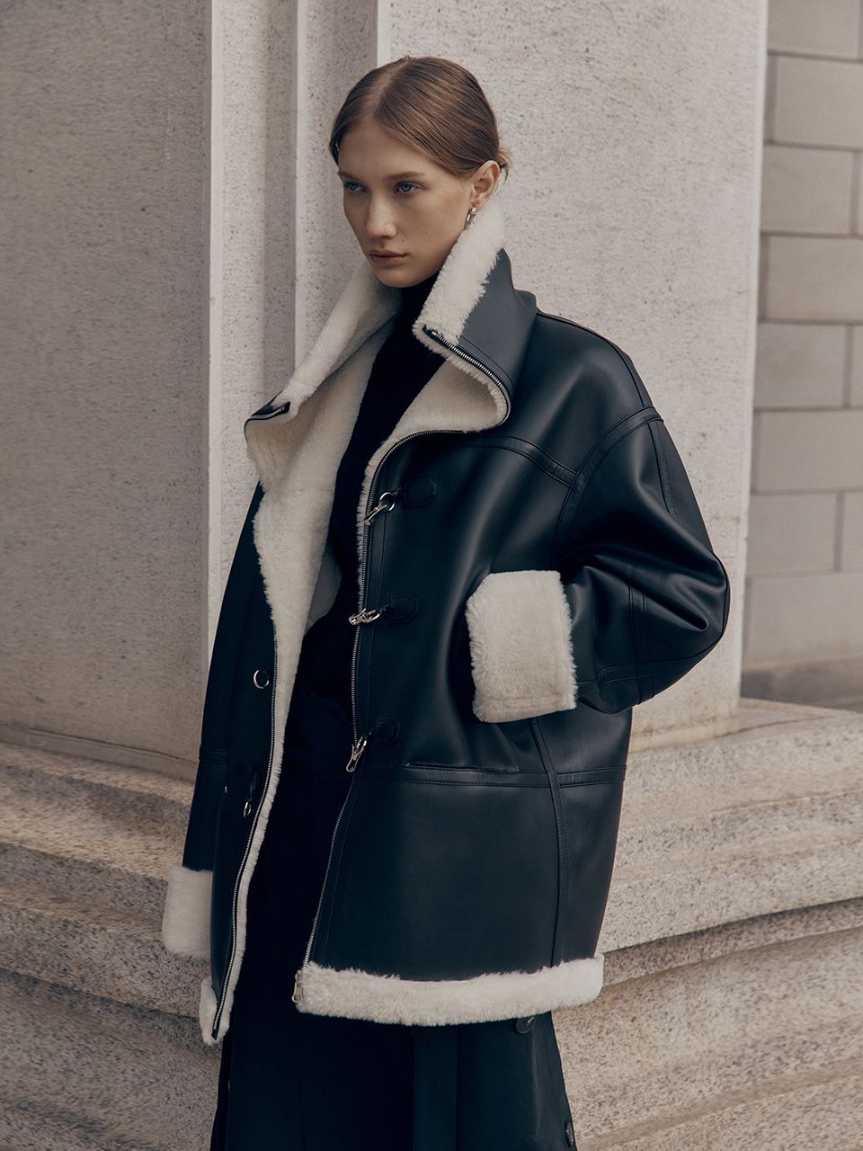 ★PHER★ MET ecofur shearling mustang coat Designer fashion, Seoul-fully created | W Concept