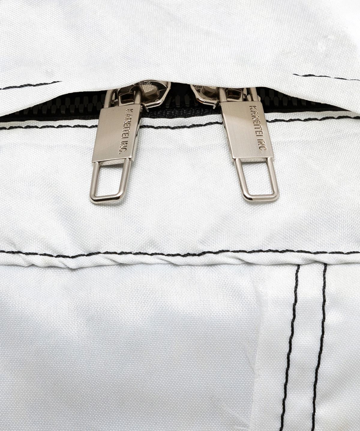 카네이테이(KANEITEI) TENT LINING BACKPACK (WHITE) / UPCYCLED