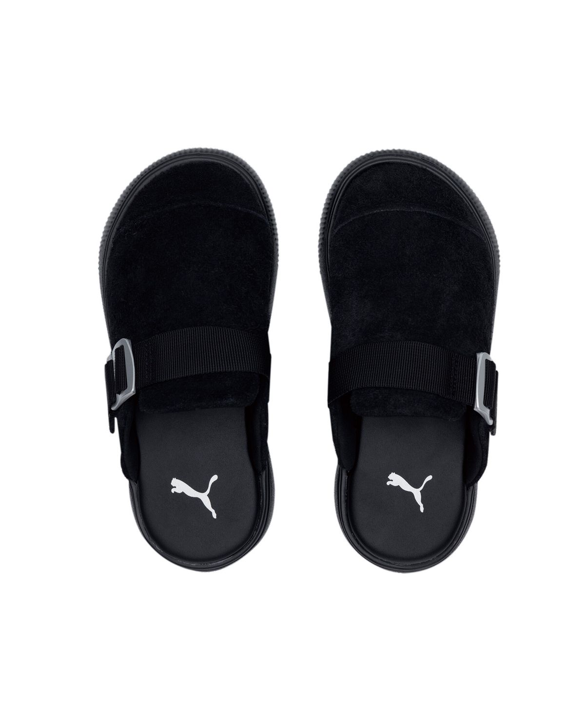 푸마(PUMA) 스웨이드 마유 뮬 - 블랙 / 386730-01