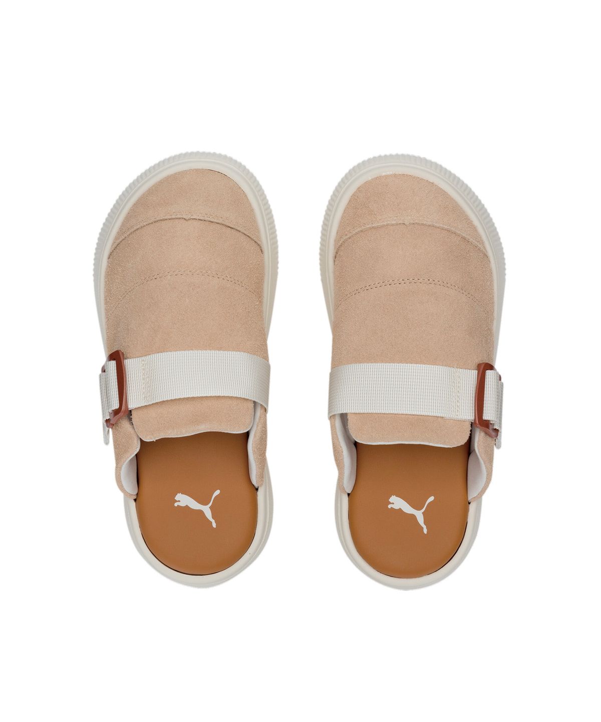 푸마(PUMA) 스웨이드 마유 뮬 - 아이보리 / 386730-02