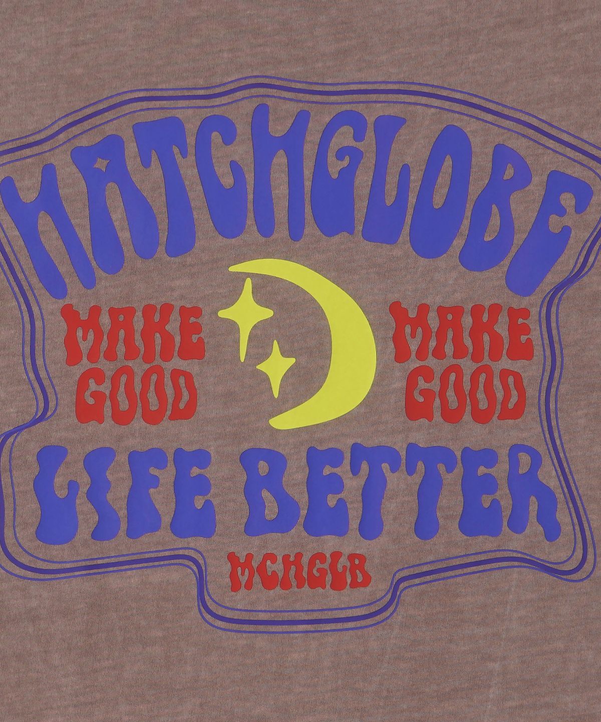 매치글로브(MATCHGLOBE) 문 스타 오버핏 티 (브라운)