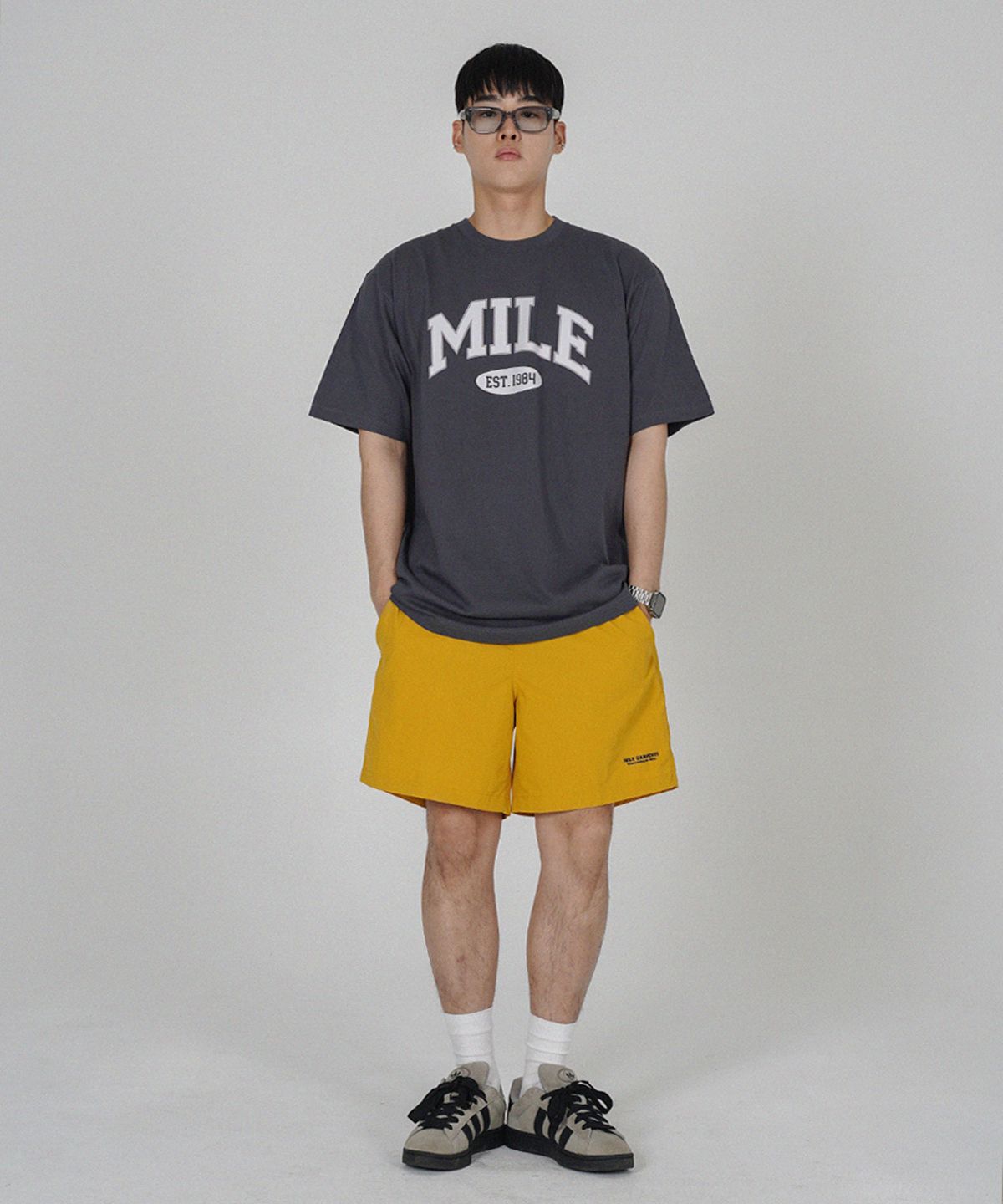 더마일(THEMILE) Summer Signature  Nylon Pants [YELLOW]