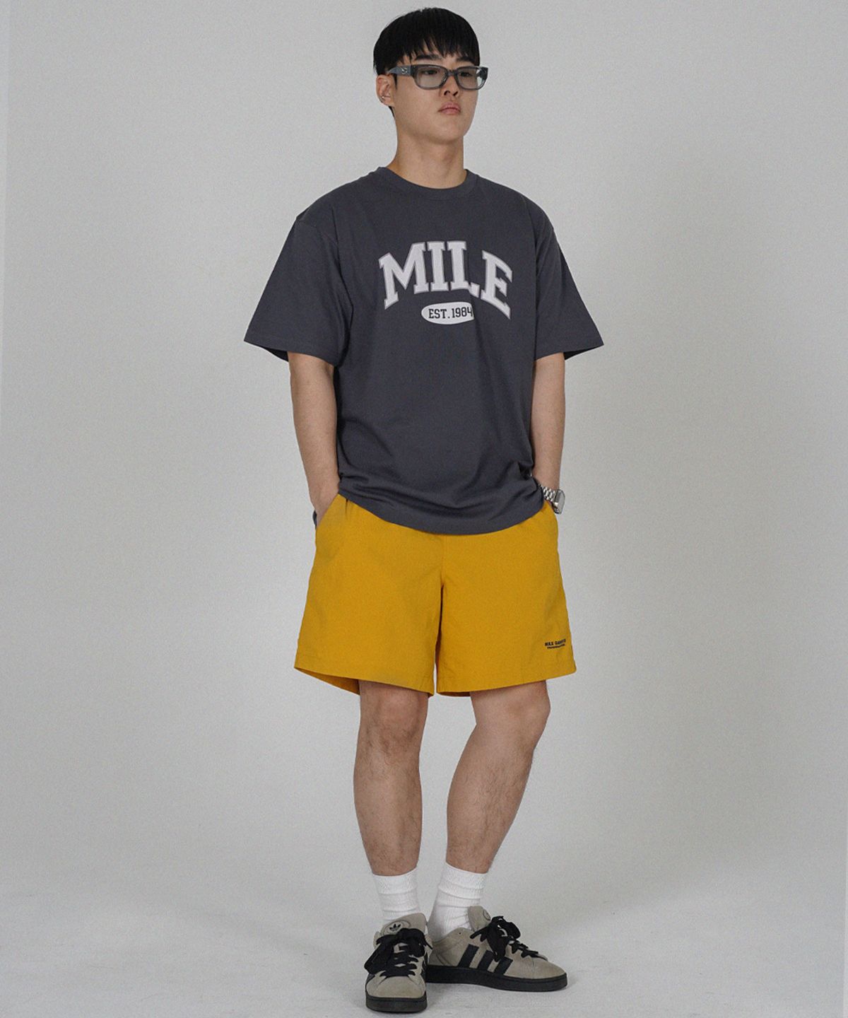 더마일(THEMILE) Summer Signature  Nylon Pants [YELLOW]