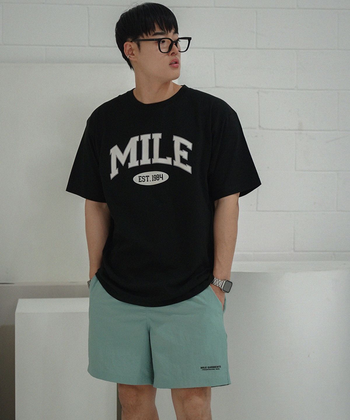더마일(THEMILE) Summer Signature  Nylon Pants [MINT]