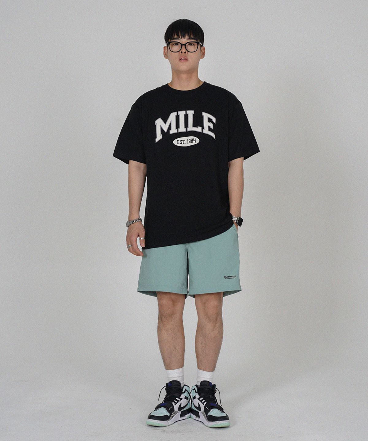 더마일(THEMILE) Summer Signature  Nylon Pants [MINT]