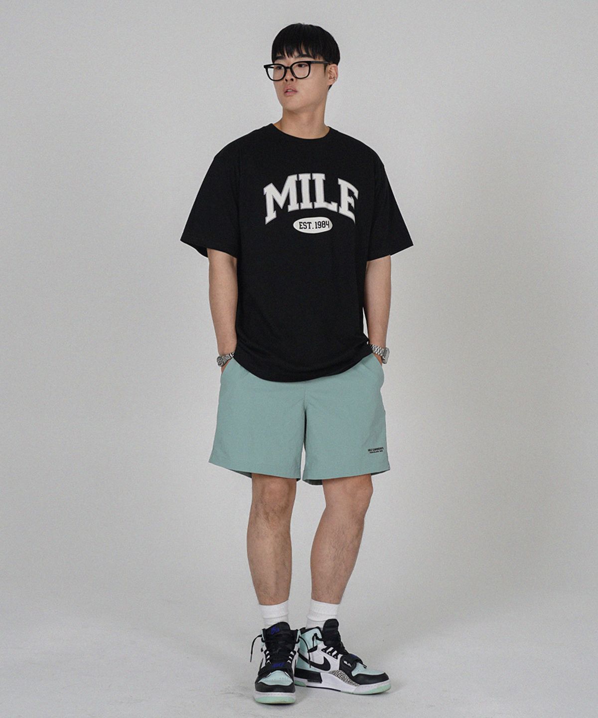 더마일(THEMILE) Summer Signature  Nylon Pants [MINT]