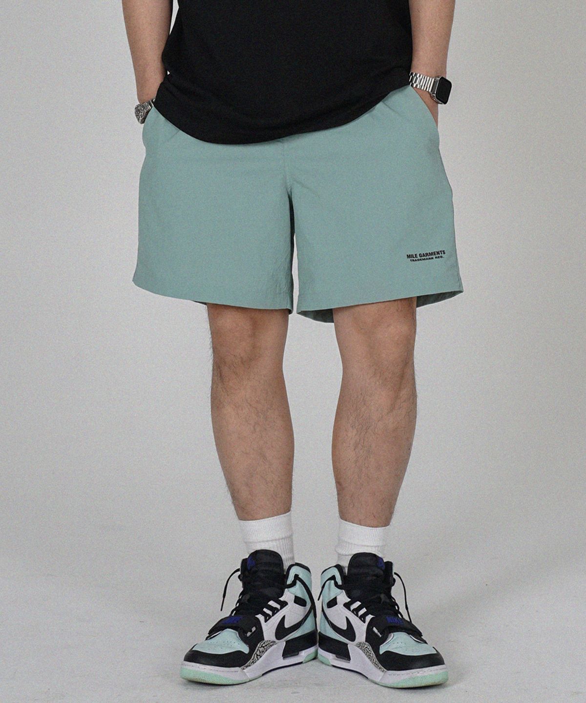 더마일(THEMILE) Summer Signature  Nylon Pants [MINT]
